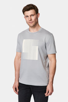Taş Bisiklet Yaka Regular Fit Baskılı %100 Pamuk Merserize T-shirt