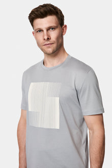 Taş Bisiklet Yaka Regular Fit Baskılı %100 Pamuk Merserize T-shirt