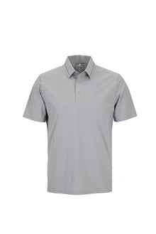 Orta Gri Regular Fit Esnek İz Yapmayan Dikişsiz Polo Yaka T-shirt