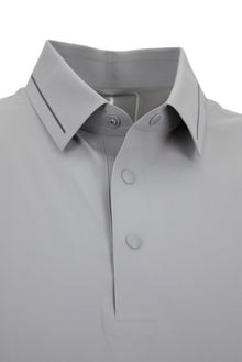 Orta Gri Regular Fit Esnek İz Yapmayan Dikişsiz Polo Yaka T-shirt