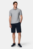 Orta Gri Çıtçıtlı Polo Yaka Regular Fit Esnek İz Yapmayan Dikişsiz T-shirt