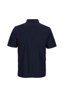 Orta Lacivert Regular Fit Esnek İz Yapmayan Dikişsiz Polo Yaka T-shirt