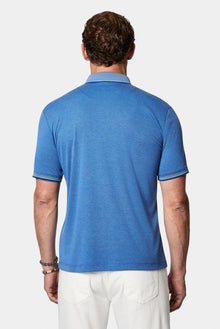İndigo Regular Fit Düğmeli Polo Yaka Desenli Nakışlı Cepli Pamuklu T-shirt