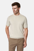 Taş Bisiklet Yaka Regular Fit Örme T-shirt