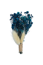 Ekru Hediye Kutulu Yaka Çiçeği İğnesi
