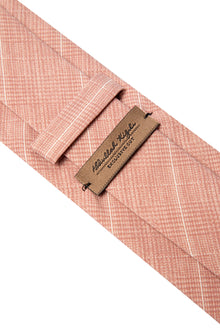 Pembe Çizgili İpek Kravat