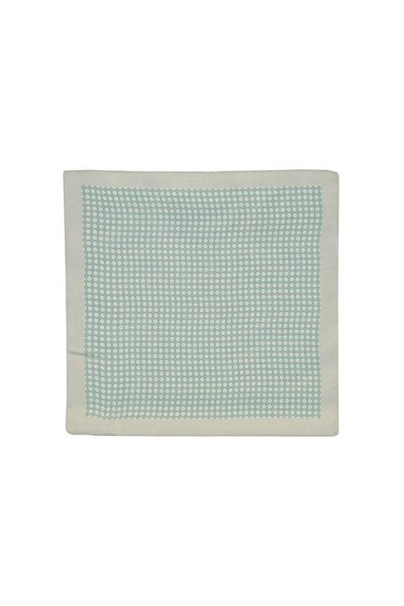 Mint Yeşili Desenli Mendil (33*33)