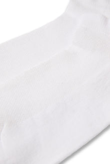Beyaz 2'li Pamuk Karışımlı Likralı Esnek Spor Çorap Seti