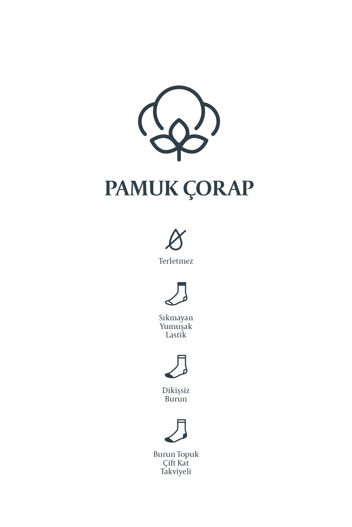 Siyah Tekli Düz İnce Merserize Pamuklu Çorap