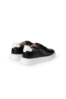 Siyah Sneaker Deri Ayakkab?-Abdullah Ki??l?