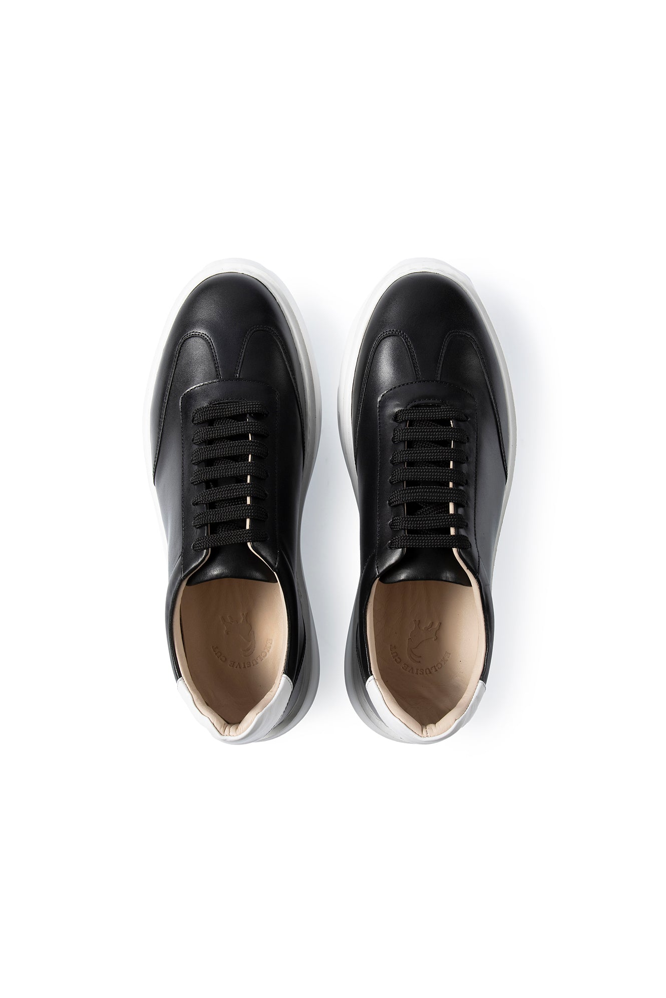 Siyah Sneaker Deri Ayakkab?-Abdullah Ki??l?