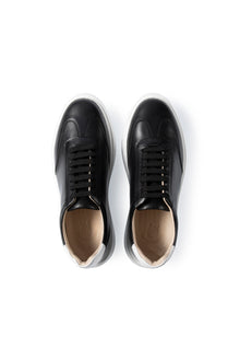 Siyah Sneaker Deri Ayakkab?-Abdullah Ki??l?
