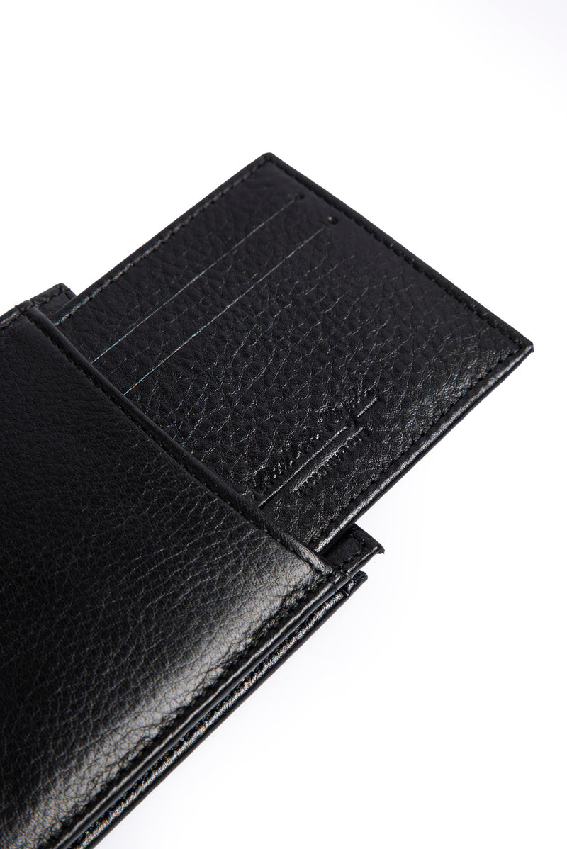 Siyah Deri Kartlıklı Cüzdan