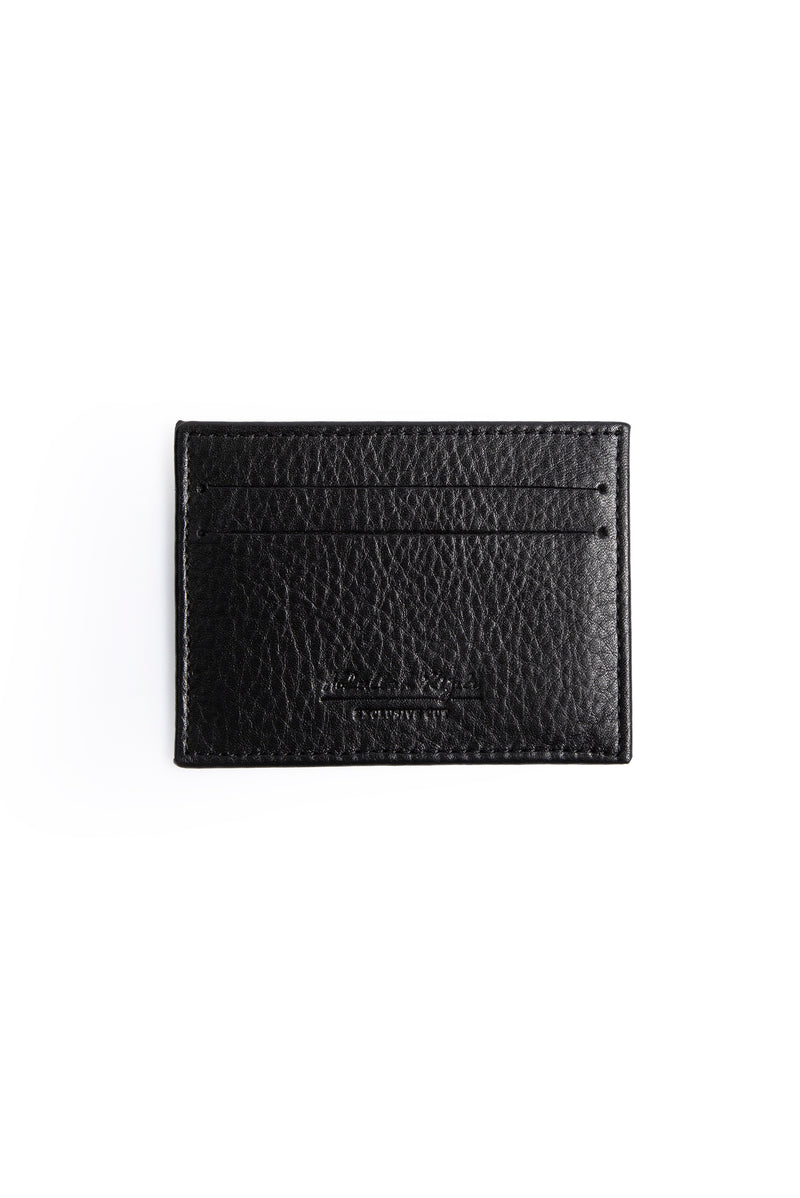 Siyah Deri Kartlıklı Cüzdan