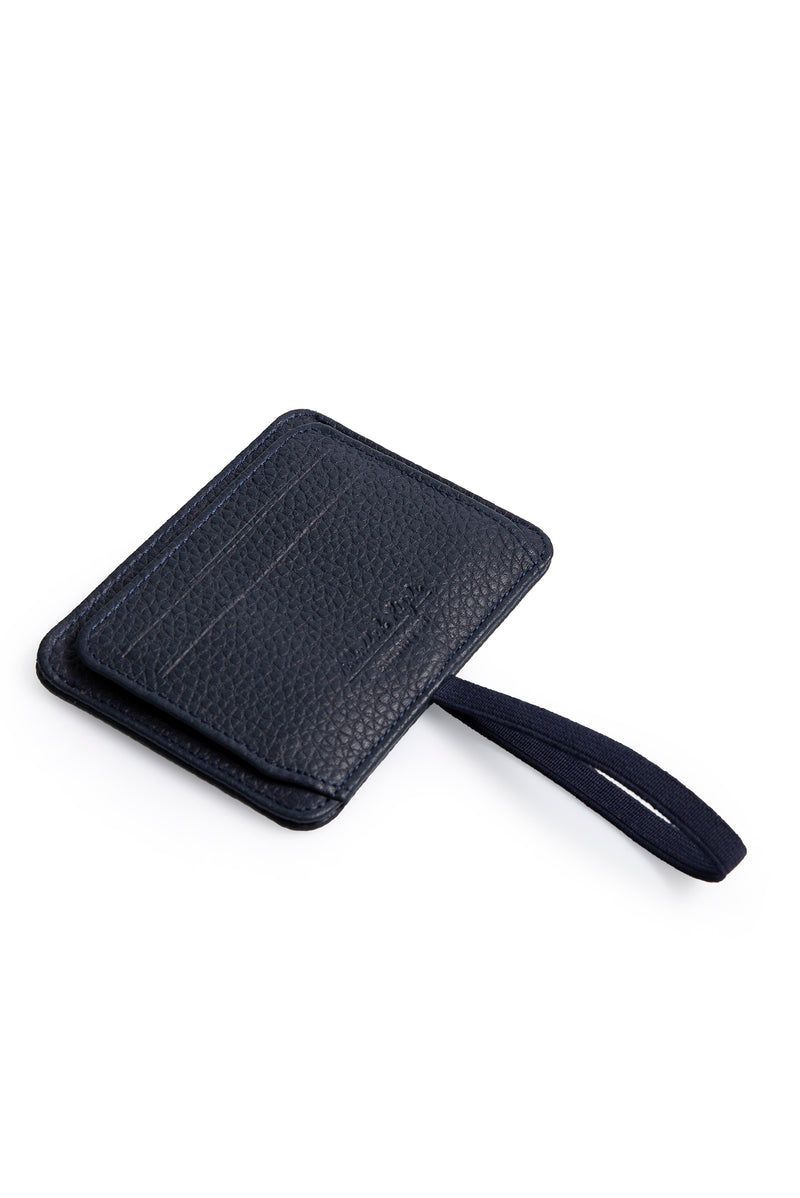 Koyu Lacivert Deri Cüzdan (En 9 * Boy 18)