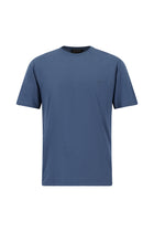 İndigo Bisiklet Yaka Regular Fit Nakışlı Modal Karışımlı T-shirt