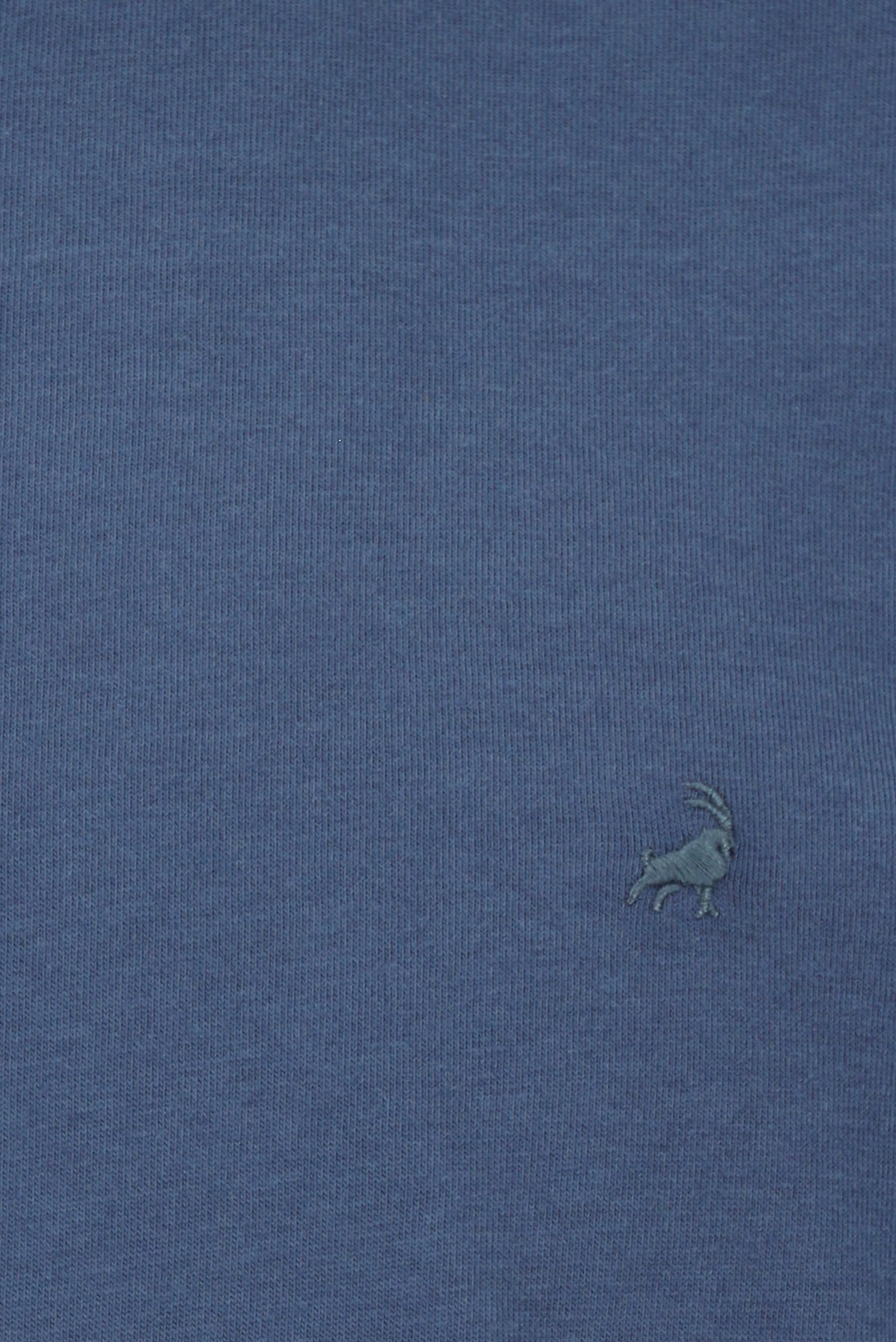 İndigo Bisiklet Yaka Regular Fit Nakışlı Modal Karışımlı T-shirt