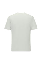 Beyaz Bisiklet Yaka Slim Fit Dar Kesim Nakışlı Pamuk T-shirt
