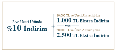 2 Ürün ve Üzeri Sepette %10 İndirime Ek İndirimler