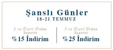 2 Ürün %15 İndirim  / 3 Ürün Üzeri %25 İndirim